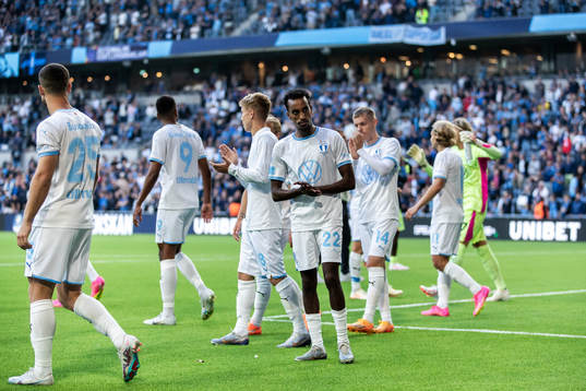 Malmö FFs spelare deppar