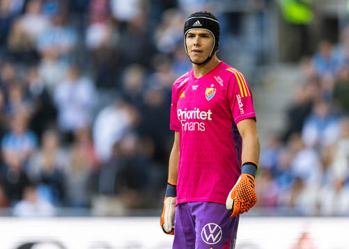 Djurgårdens målvakt Jacob Widell Zetterström