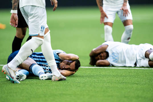 Djurgårdens Haris Radetinac har ont