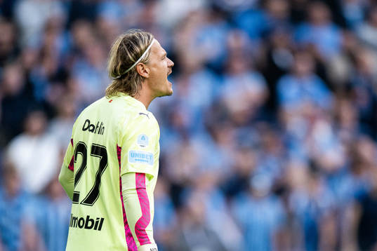 Malmö FFs målvakt Johan Dahlin