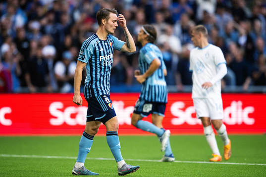Djurgårdens Noel Milleskog deppar