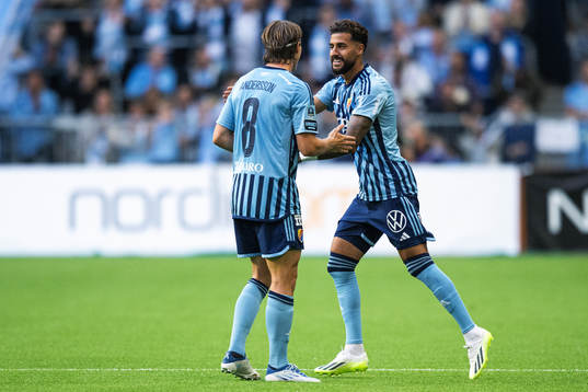 Djurgårdens Elias Andersson och Rami Kaib