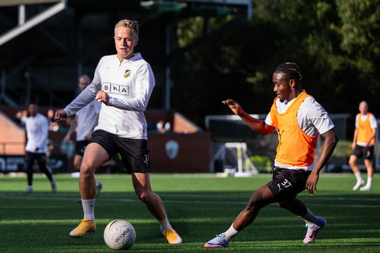 Tomas Olai Totland and Ibrahim Sadiq