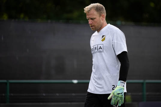 Goalkeeper Peter Abrahamsson