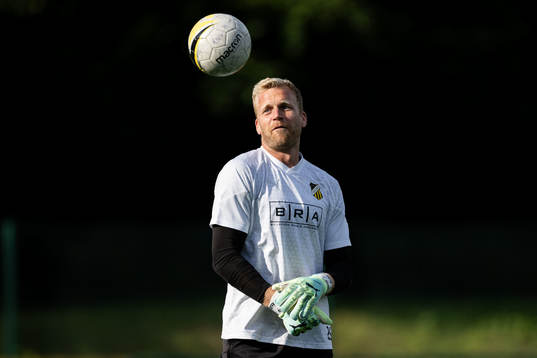 Goalkeeper Peter Abrahamsson