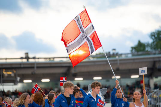 en norsk flagga