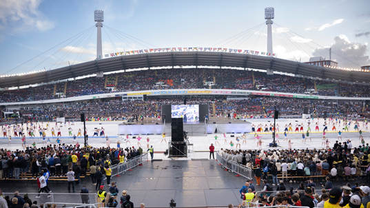 En vybild över Ullevi