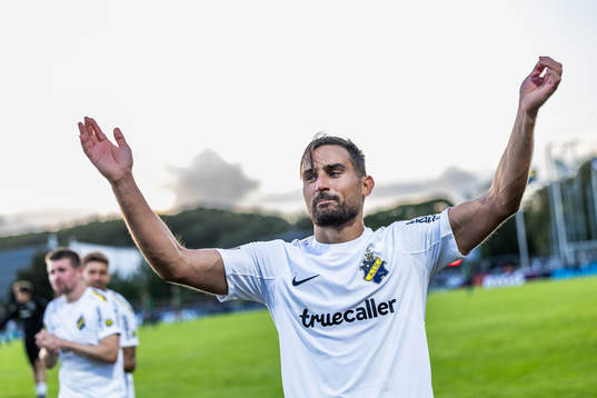 AIKs Sotirios Papagiannopoulos jublar