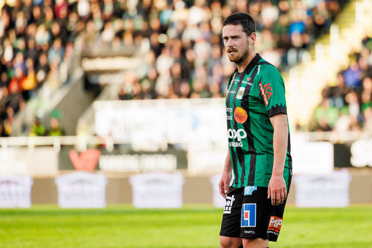Varbergs Robin Tranberg deppar