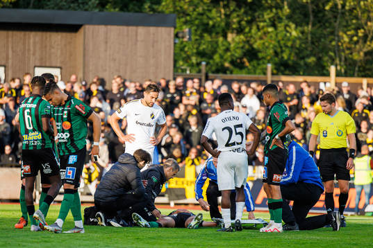 Varbergs Vinicius Nogueira de Oliveira har ont