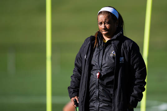 Head coach Desiree Ellis of the South African women's