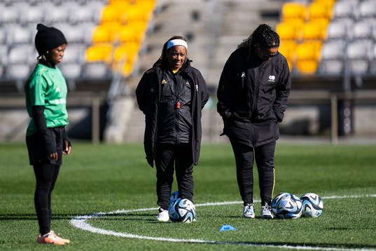Head coach Desiree Ellis of the South African women's