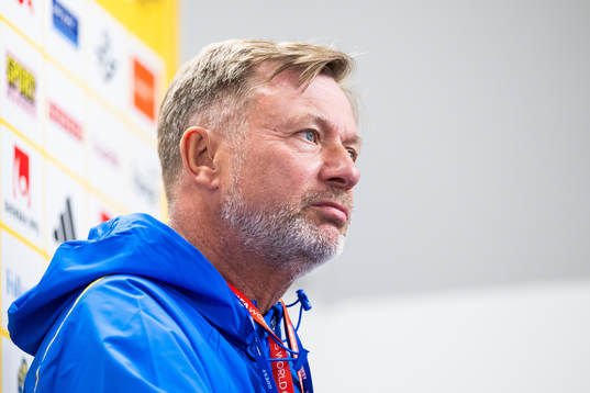 Head coach Peter Gerhardsson of the Swedish women's