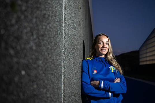 Kosovare Asllani of the Swedish women's national football