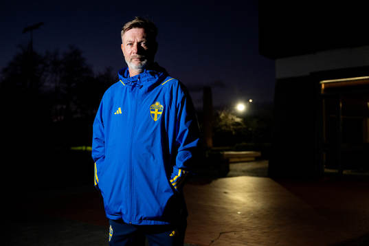 Head coach Peter Gerhardsson of the Swedish women's