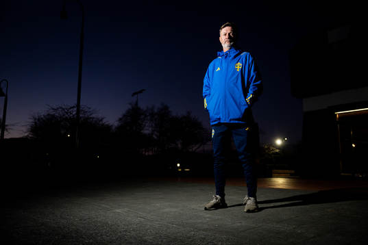 Head coach Peter Gerhardsson of the Swedish women's