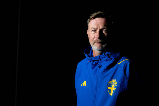 Head coach Peter Gerhardsson of the Swedish women's