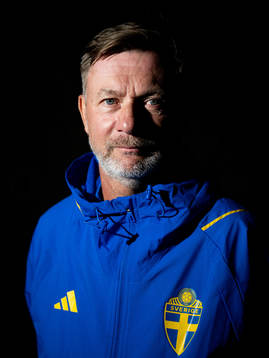 Head coach Peter Gerhardsson of the Swedish women's