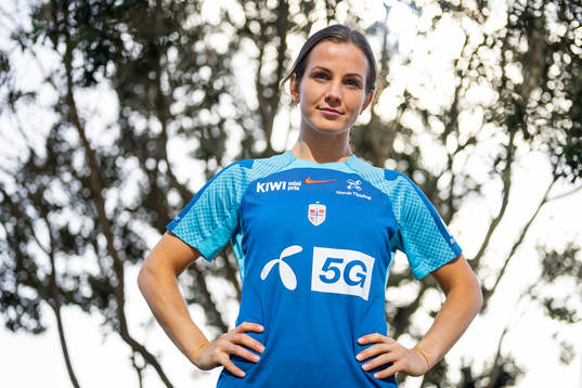 Tuva Hansen of the Norwegian women’s national football