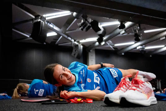 Tuva Hansen of the Norwegian women’s national football