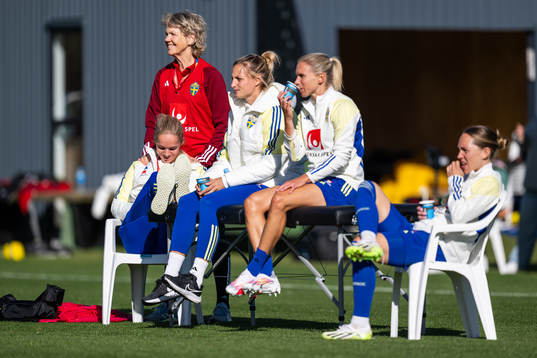 Physio Kristina Forsblom, Hanna Lundkvist, Nathalie Björn,