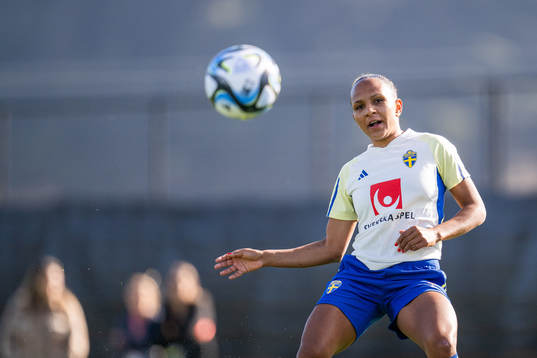 Madelen Janogy of the Swedish women's national football