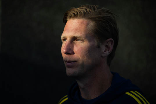 Sports psychologist Rasmus Liljeblad of the Swedish women's