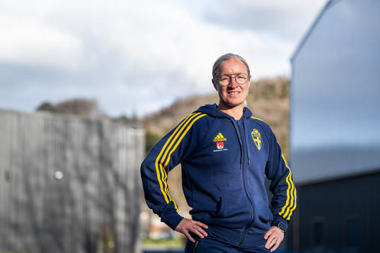 Assistant coach Victoria Sandell of the Swedish women's
