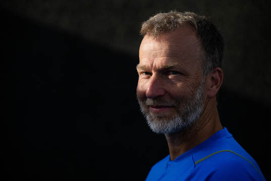 Physiotherapist Pontus Ekblom of the Swedish women's