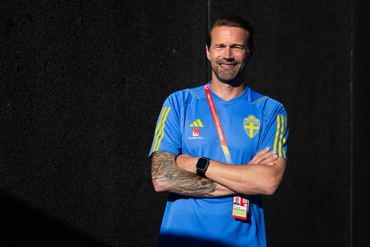 Coordinator Magnus Andersson of the Swedish women's