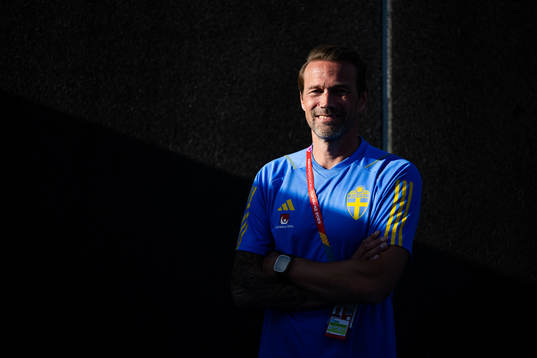 Coordinator Magnus Andersson of the Swedish women's