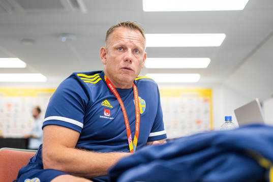 Head of Security Stefan Dejemyr of the Swedish women's