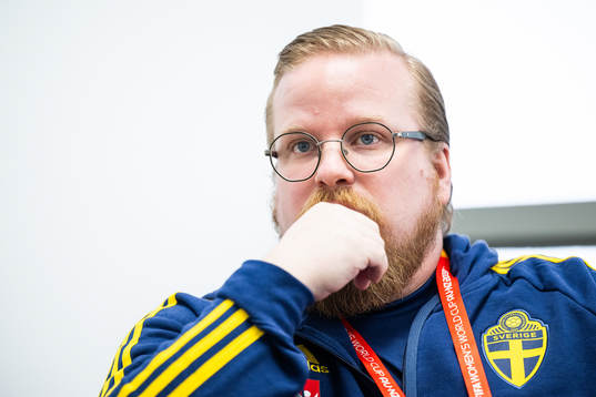 Analyst Anders Eriksson of the Swedish women's national