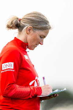 Hege Riise, head coach of the Norwegian women’s national