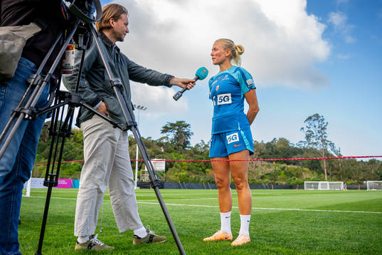 Guro Bergsvand of the Norwegian women’s national football