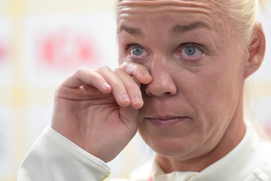 Swedens Caroline Seger of the Swedish women's national
