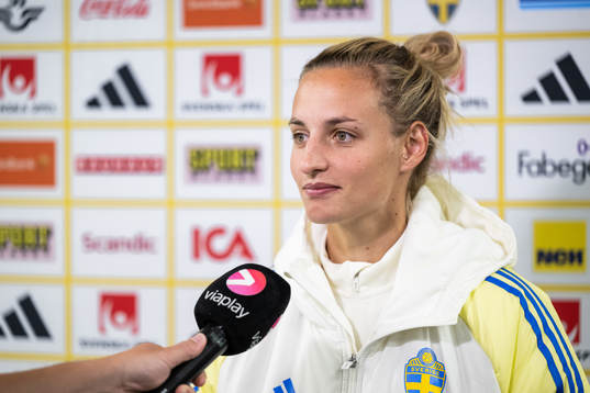 Nathalie Björn of the Swedish women's national football