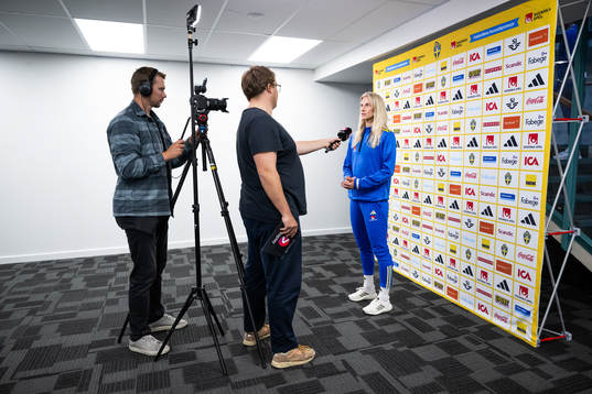 Sofia Jakobsson of the Swedish women's national football