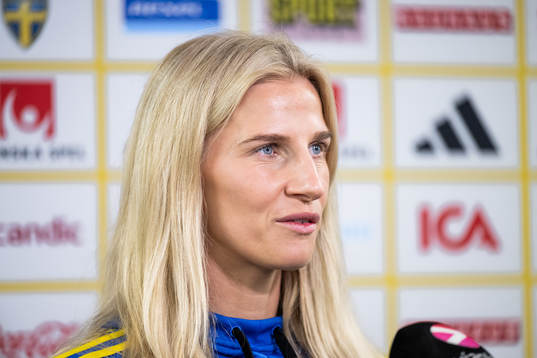 Sofia Jakobsson of the Swedish women's national football