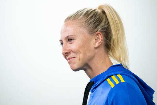 Rebecka Blomqvist of the Swedish women's national football