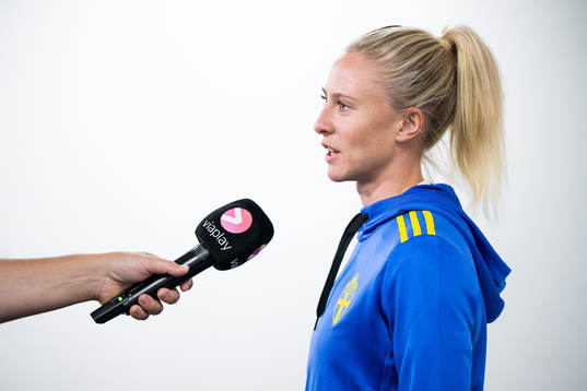 Rebecka Blomqvist of the Swedish women's national football