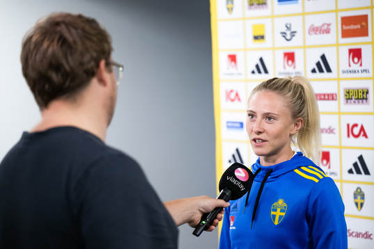 Rebecka Blomqvist of the Swedish women's national football