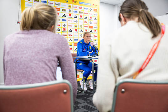 Jonna Andersson of the Swedish women's national football