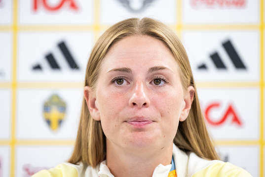 Goalkeeper Tove Enblom of the Swedish women's national