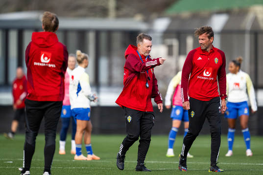 Head coach Peter Gerhardsson and coordinator Magnus