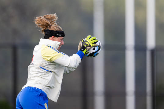 Goalkeeper Tove Enblom of the Swedish women's national