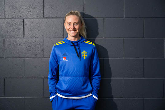 Rebecka Blomqvist of the Swedish women's national football