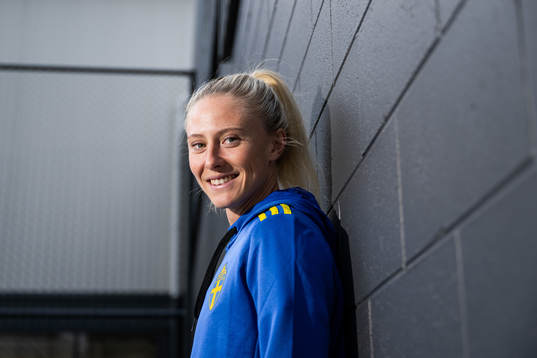 Rebecka Blomqvist of the Swedish women's national football