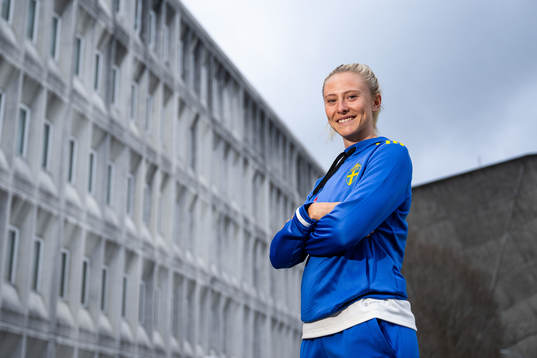 Rebecka Blomqvist of the Swedish women's national football