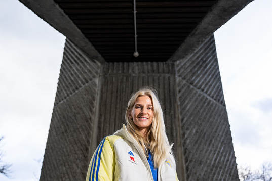 Sofia Jakobsson of the Swedish women's national football